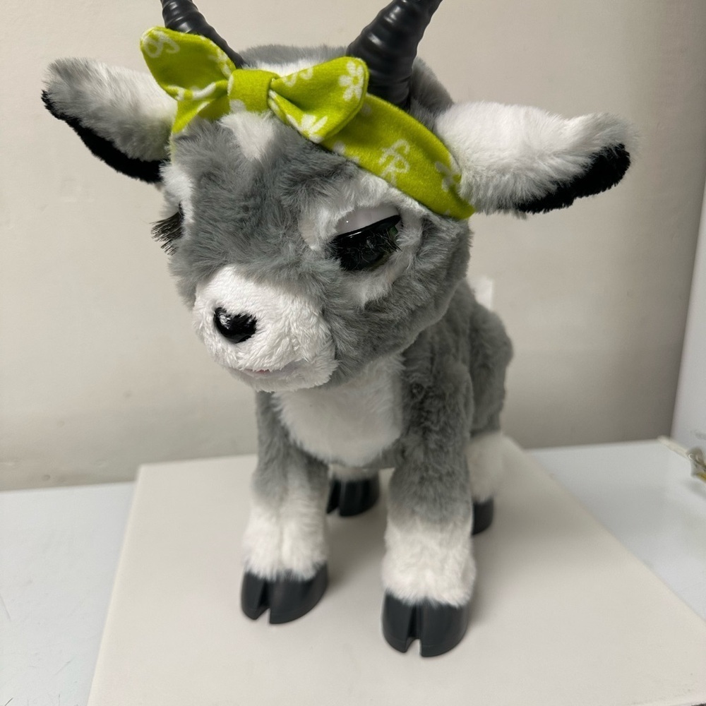 FurReal Daisy the Yoga Goat Interactive Plush Toy. New - used once. No Bottle - Picture 2 of 6